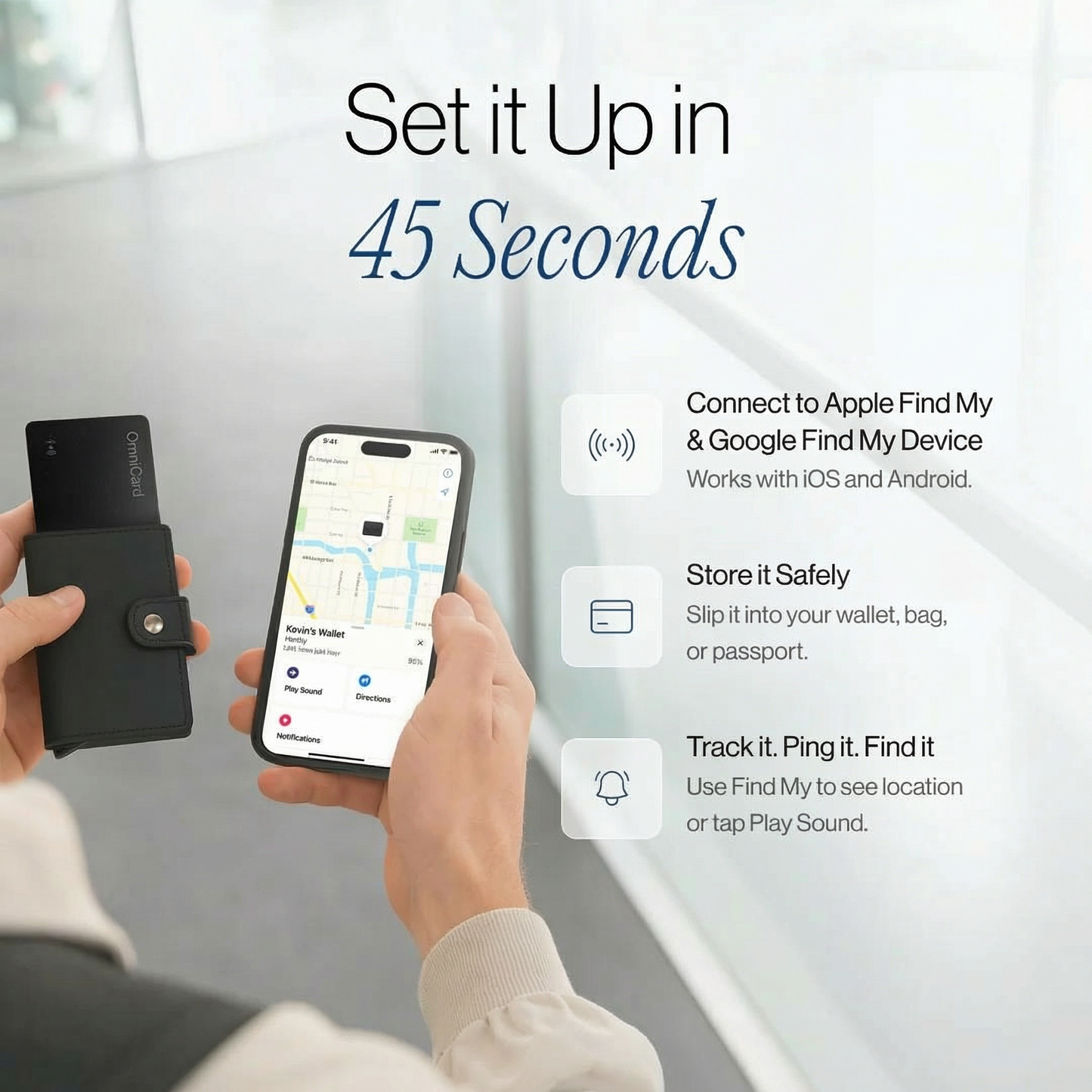 OmniCard Bluetooth Tracker